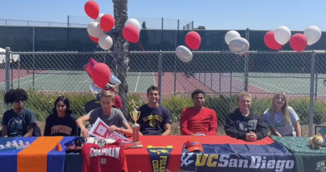 Some of our amazing spring athletes who have committed to continue their academic and athletic journey at a collegiate level: Nicole Slack, Sarina Patel, Mason Farley, Jason Escovar, Tyson Woods, Deiter Williams, and Tara Savage.
